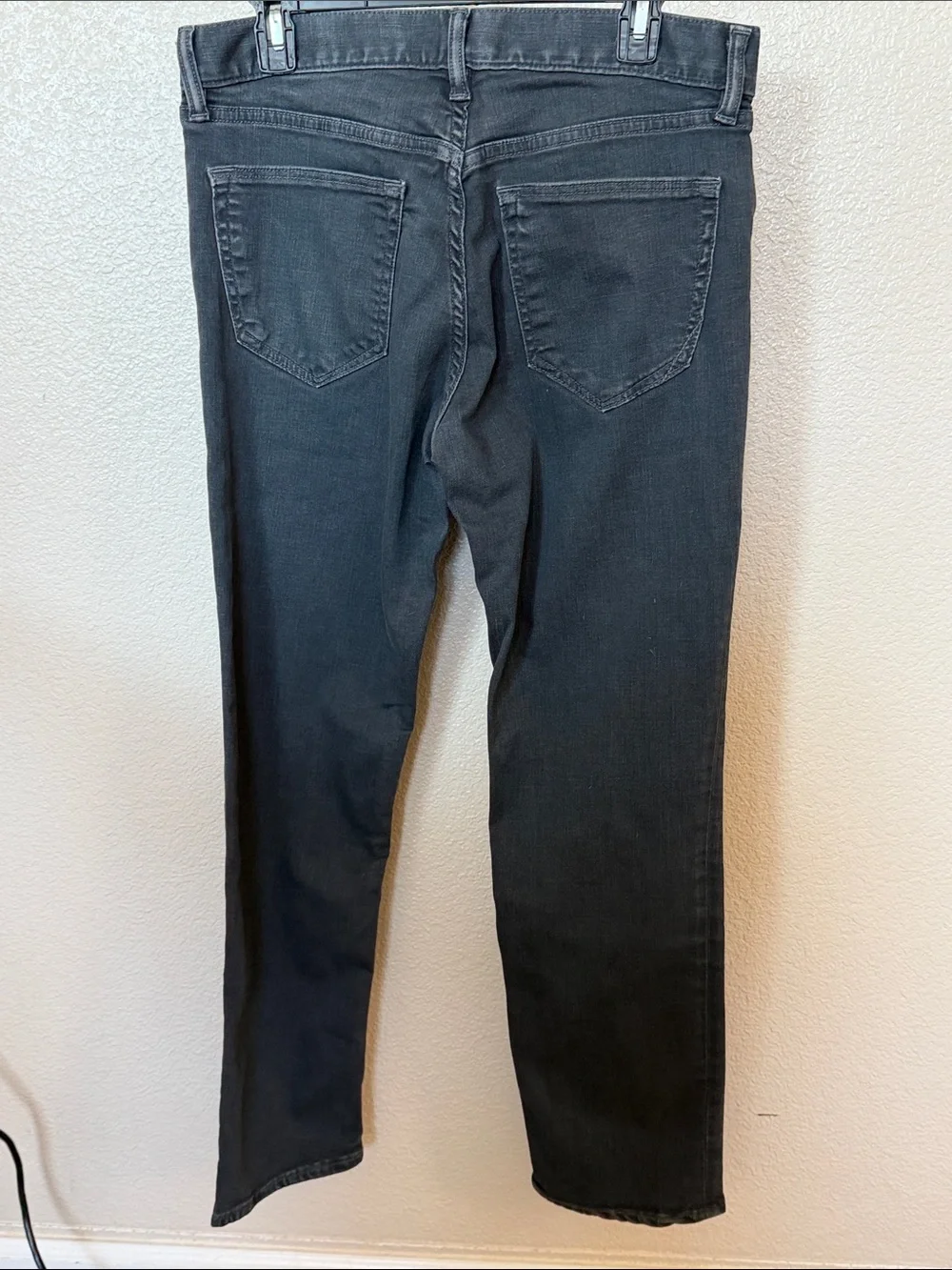Banana Republic Charcoal Black Straight Jeans